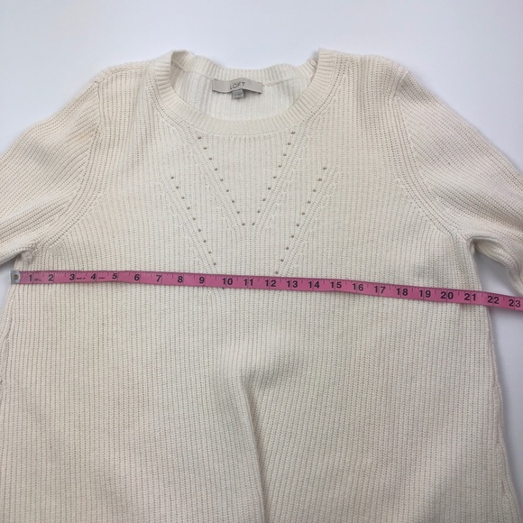 LOFT lana bell sleeve sweater - Picture 7 of 8